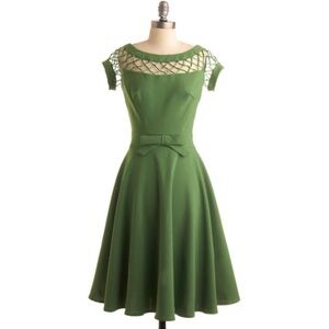 ModCloth Boatneck Swing Dress